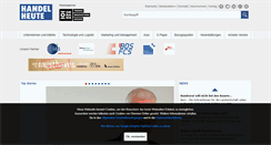 Desktop Screenshot of handel-heute.ch